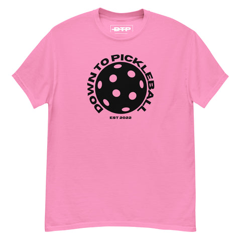 Down To Pickleball Blk Men's Classic Tee
