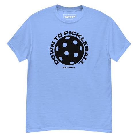 Down To Pickleball Blk Men's Classic Tee