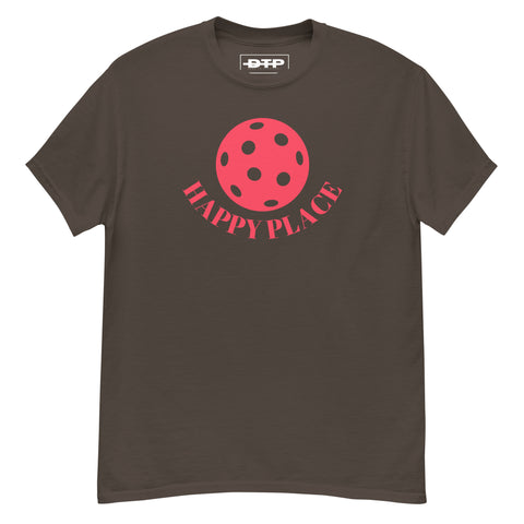 Happy Place Pink Men's Classic Tee