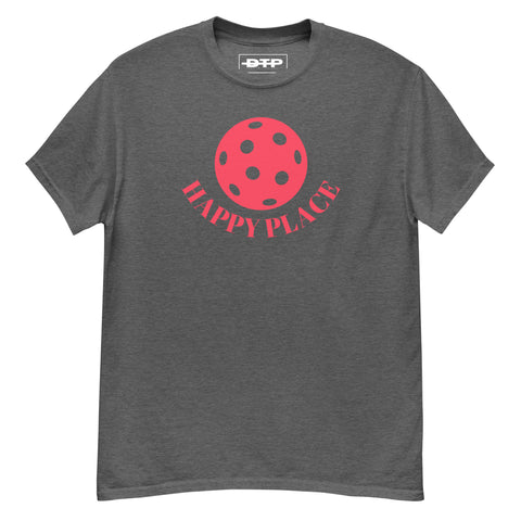 Happy Place Pink Men's Classic Tee