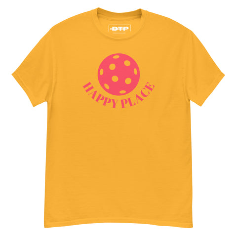 Happy Place Pink Men's Classic Tee