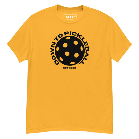 Down To Pickleball Blk Men's Classic Tee