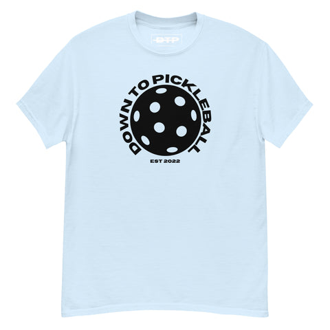 Down To Pickleball Blk Men's Classic Tee