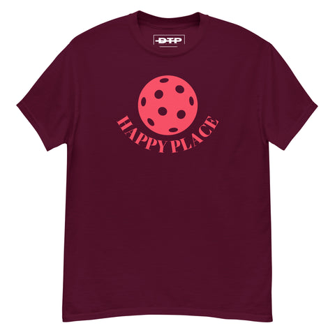 Happy Place Pink Men's Classic Tee
