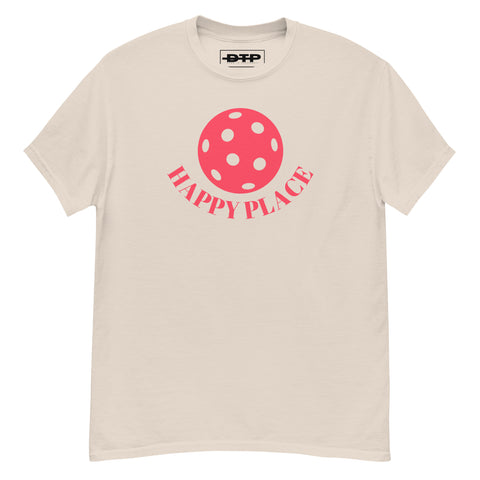 Happy Place Pink Men's Classic Tee