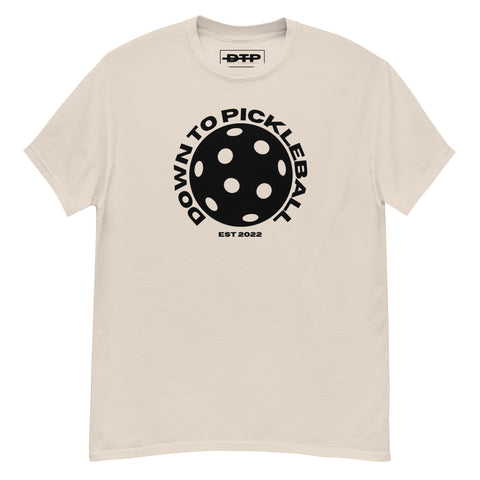 Down To Pickleball Blk Men's Classic Tee