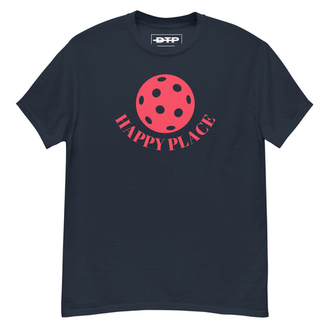 Happy Place Pink Men's Classic Tee