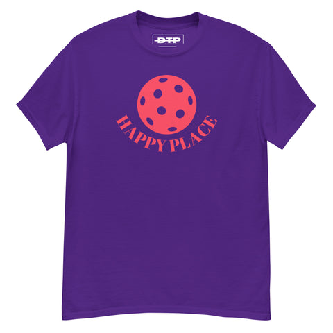 Happy Place Pink Men's Classic Tee