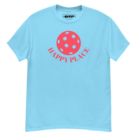 Happy Place Pink Men's Classic Tee