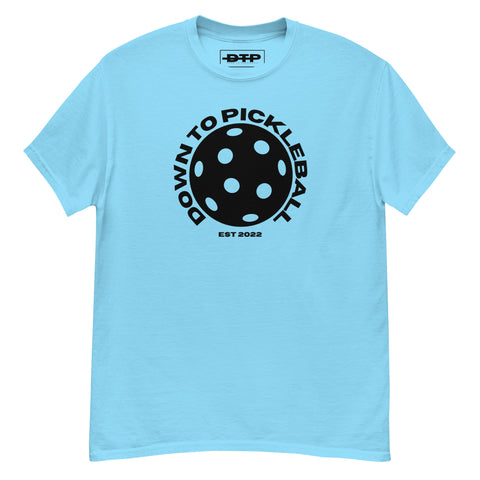 Down To Pickleball Blk Men's Classic Tee