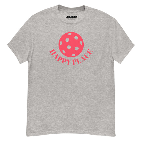 Happy Place Pink Men's Classic Tee