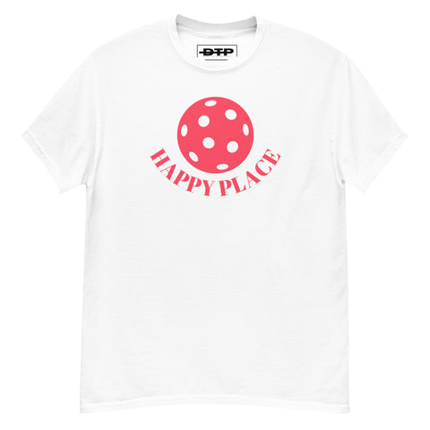 Happy Place Pink Men's Classic Tee