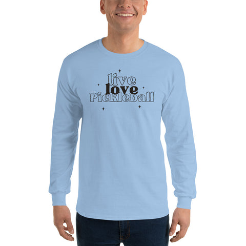 Live Love Pickleball Men’s Long Sleeve Shirt