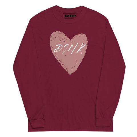 Dink Pink Hrt Men’s Long Sleeve Shirt