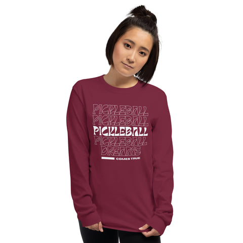 Pickleball Comes True Men’s Long Sleeve Shirt