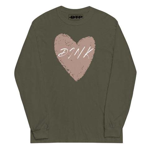 Dink Pink Hrt Men’s Long Sleeve Shirt