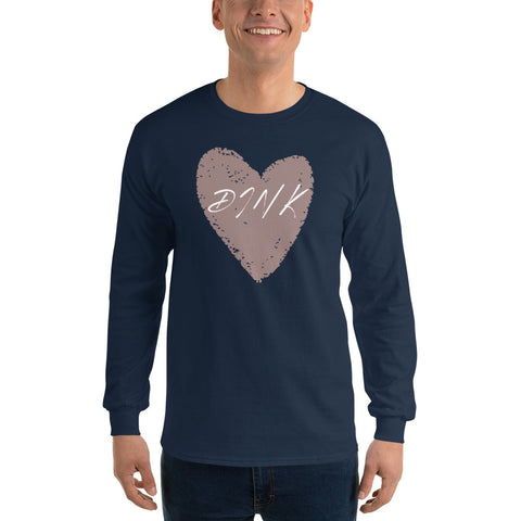 Dink Pink Hrt Men’s Long Sleeve Shirt