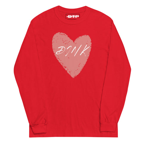 Dink Pink Hrt Men’s Long Sleeve Shirt