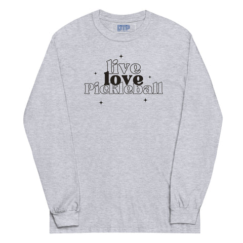 Live Love Pickleball Men’s Long Sleeve Shirt