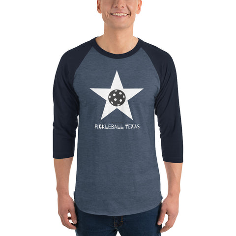 Texas Star 3/4 sleeve raglan shirt