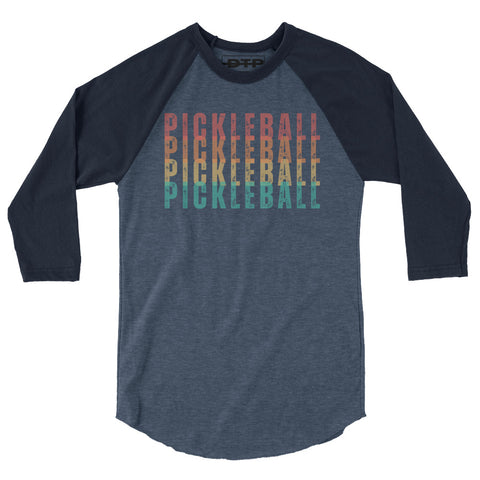 Pickleball 3/4 sleeve raglan shirt
