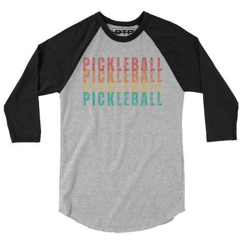Pickleball 3/4 sleeve raglan shirt