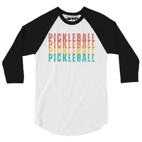 Pickleball 3/4 sleeve raglan shirt