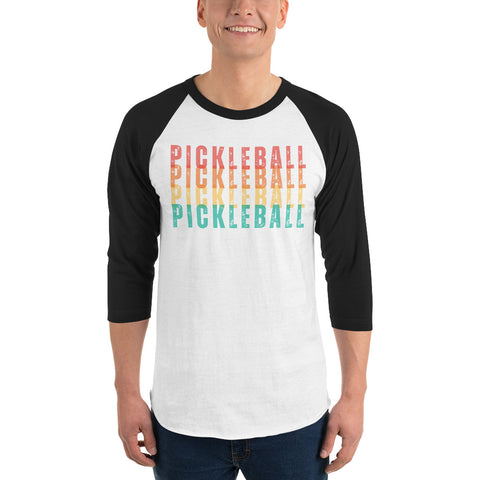 Pickleball 3/4 sleeve raglan shirt