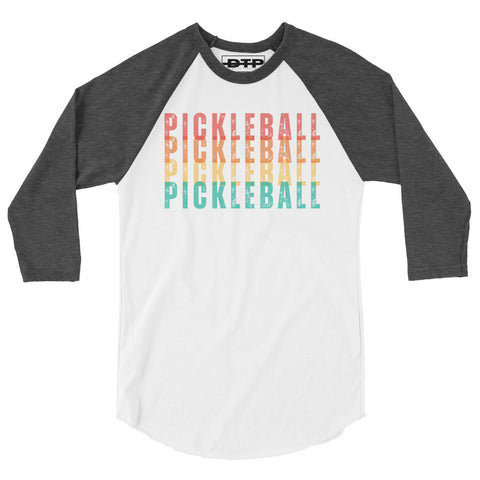 Pickleball 3/4 sleeve raglan shirt