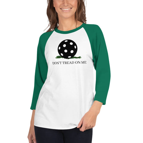 Don't Tread On Me 3/4 sleeve raglan shirt