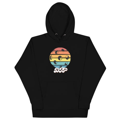 Black And Colorful Dark Retro Unisex Hoodie