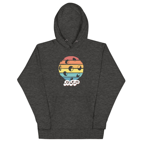 Black And Colorful Dark Retro Unisex Hoodie