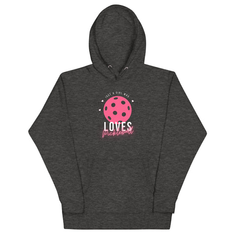 Girl Who Loves Picklebal Unisex Hoodie