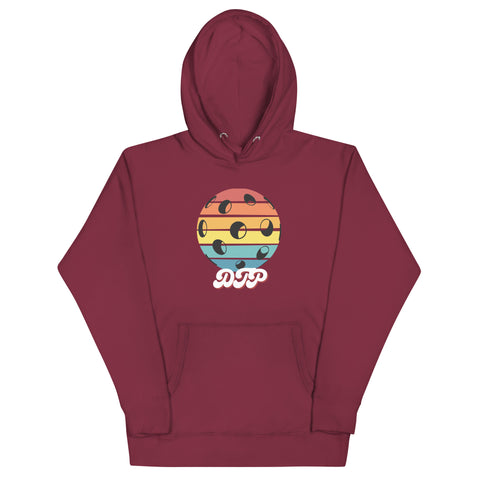Black And Colorful Dark Retro Unisex Hoodie