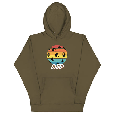 Black And Colorful Dark Retro Unisex Hoodie