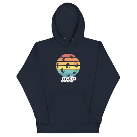 Black And Colorful Dark Retro Unisex Hoodie