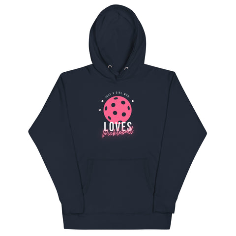 Girl Who Loves Picklebal Unisex Hoodie