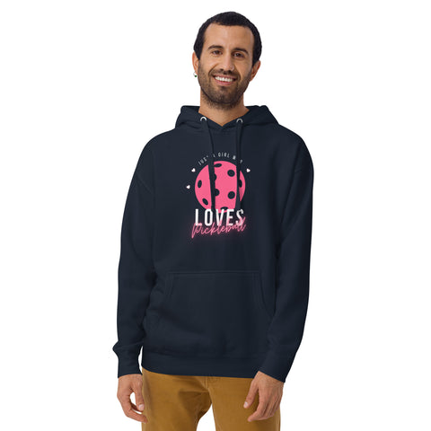 Girl Who Loves Picklebal Unisex Hoodie