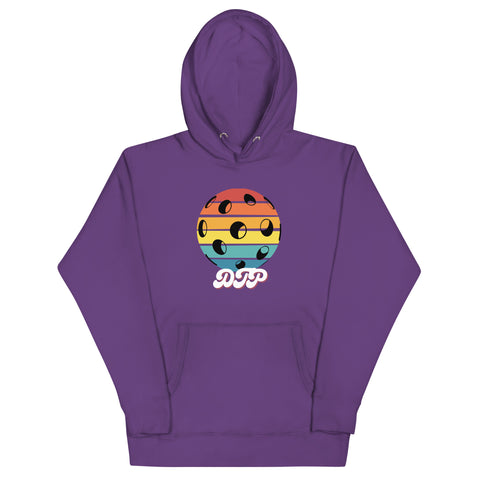 Black And Colorful Dark Retro Unisex Hoodie