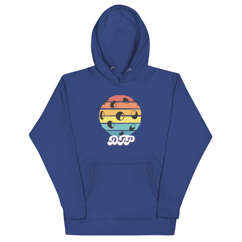 Black And Colorful Dark Retro Unisex Hoodie