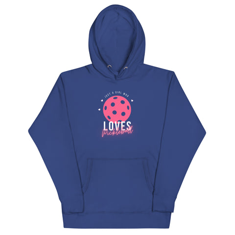 Girl Who Loves Picklebal Unisex Hoodie