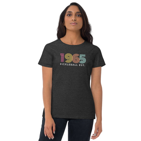 1965 Pickleball Est Women's short sleeve t-shirt