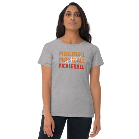 Pickleball Vibes Women's Short Sleeve T-Shirt