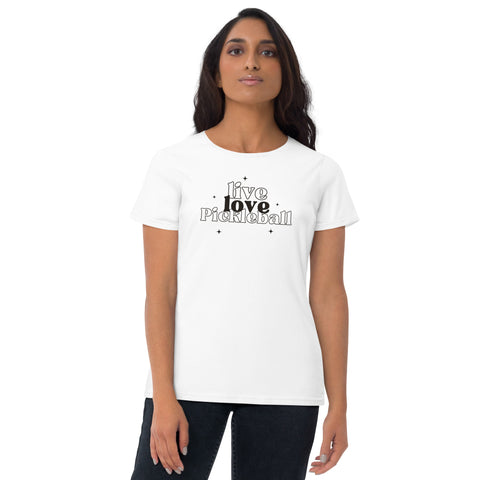 Live Love Pickleball Women's short sleeve t-shirt