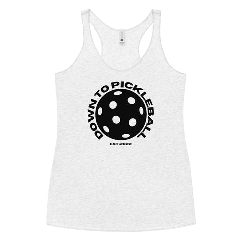 Down To Pickleball Women's Racerback Tank Top