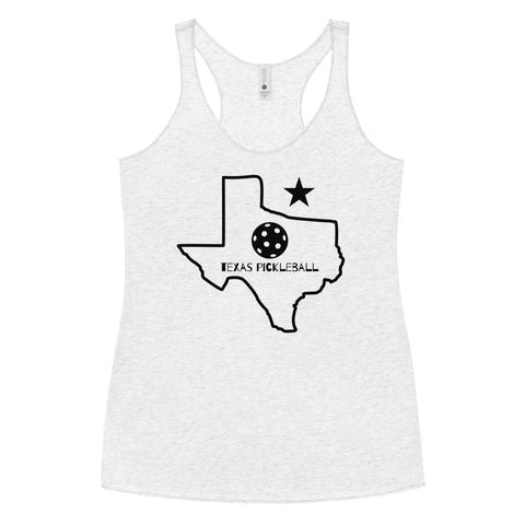 Texas Pickleball Women's Racerback Tank Top