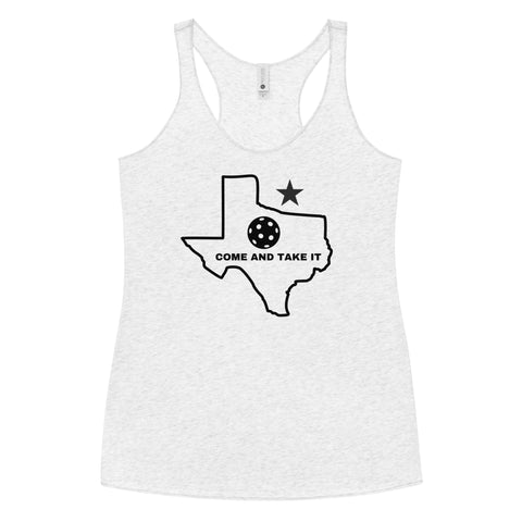 Come And Take It Women's Racerback Tank Top