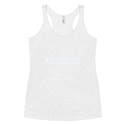 Pickleball Comes True Women's Racerback Tank Top