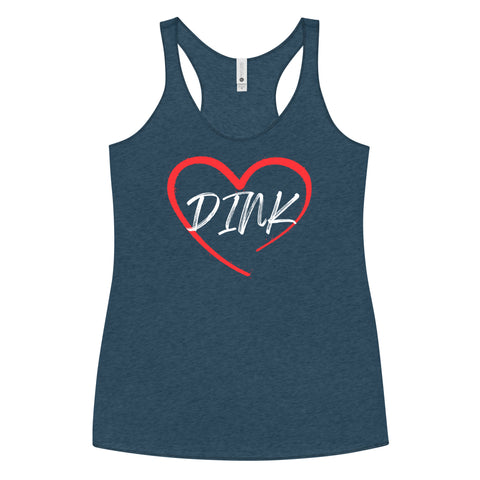 Dink Heart Women's Racerback Tank Top