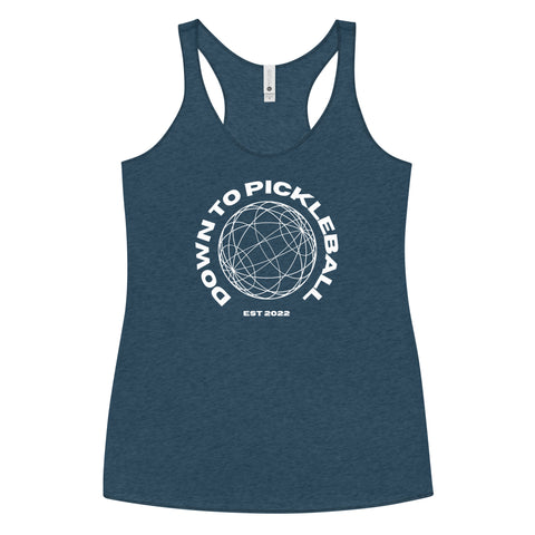Down To Pickleball Women's Racerback Tank Top